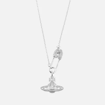 Vivienne Westwood Women's Clotilde Necklace - White Cubic Rhodium
