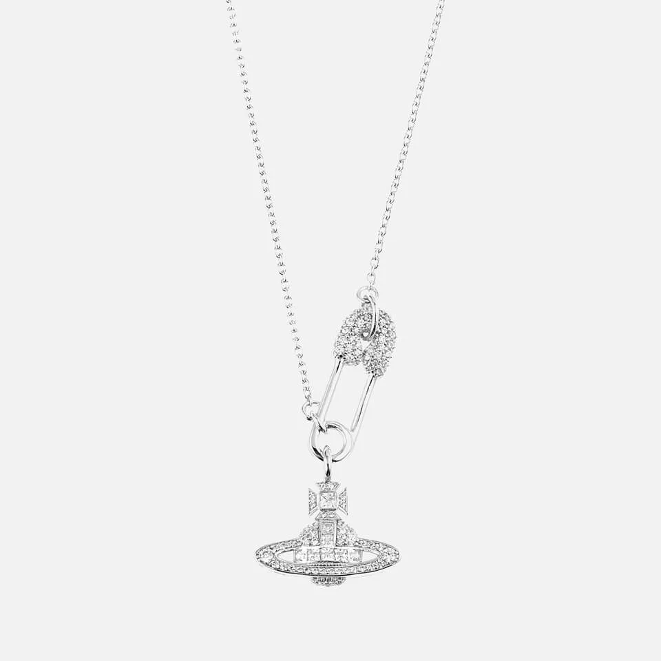 Vivienne Westwood Women's Clotilde Necklace - White Cubic Rhodium Image 1