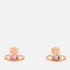 Vivienne Westwood Women's Nano Solitaire Earrings - Light Rose/Pink/Gold - Image 1