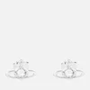 Vivienne Westwood Women's Nano Solitaire Earrings - Crystal/Imitation Rhodium - Image 1