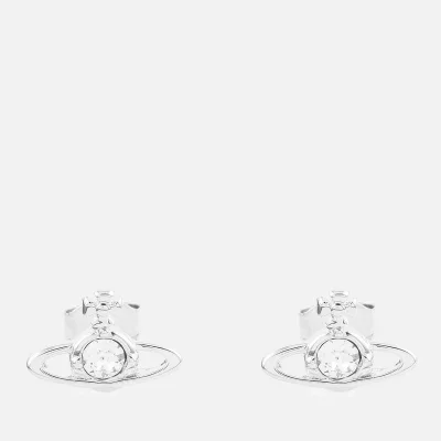 Vivienne Westwood Women's Nano Solitaire Earrings - Crystal/Imitation Rhodium