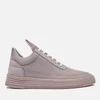 Filling Pieces Men's Perforated Suede Tonal Low Top Trainers - Grey - Image 1