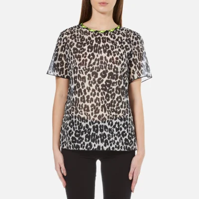 Marc Jacobs Women's Leopard Print T-Shirt - Bone