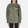 Marc Jacobs Women's Padded Military Shirt - Military Green - Image 1