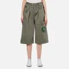 Marc Jacobs Women's Long Cargo Shorts - Military Green - Image 1