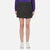 Marc Jacobs Women's High Waisted Mini-Checker Skirt - Grey - Image 1