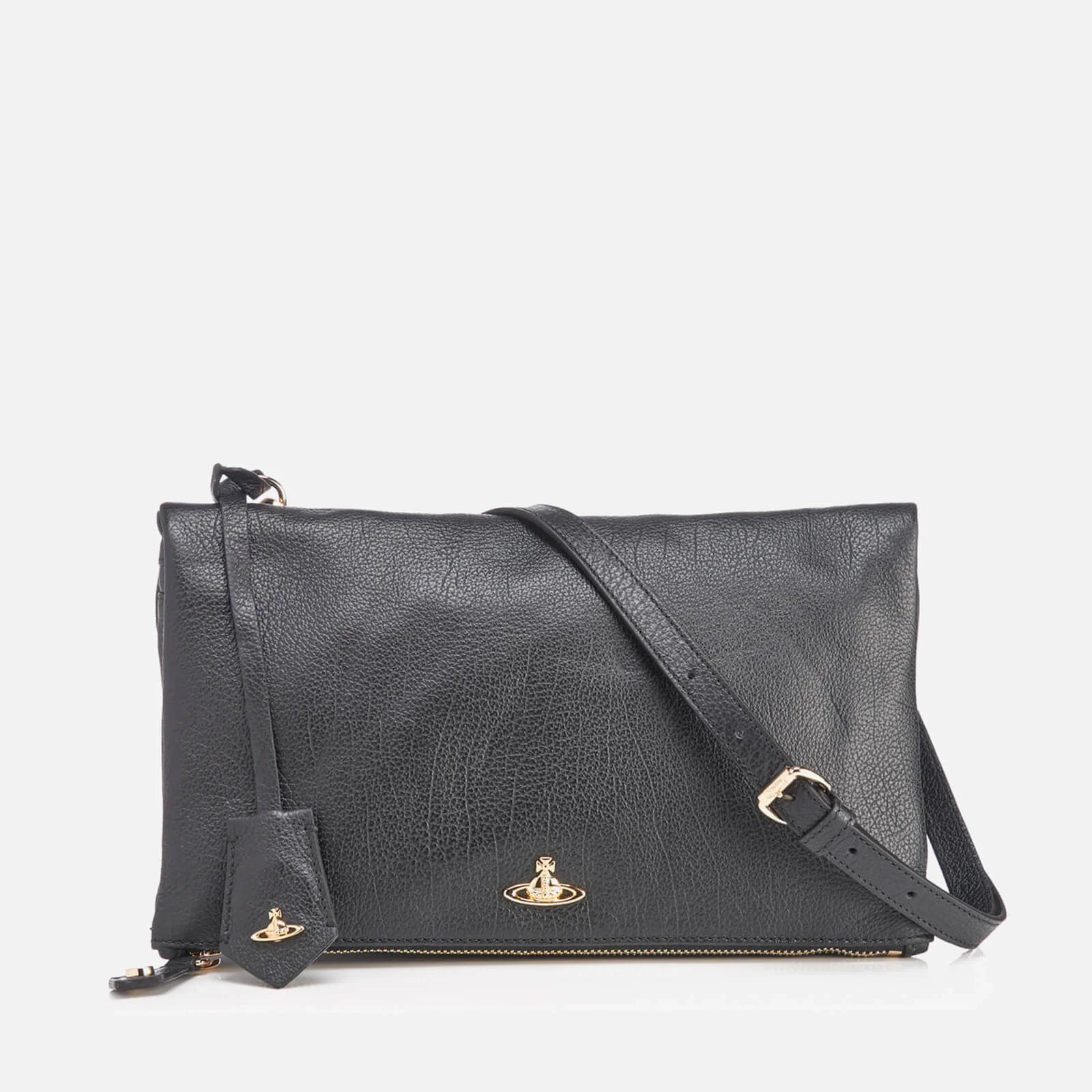 Vivienne Westwood Women's Balmoral Grain Leather Cross Body Bag - Black Image 1
