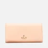Vivienne Westwood Women's Balmoral Grain Leather Long Wallet with Chain - Pink - Image 1