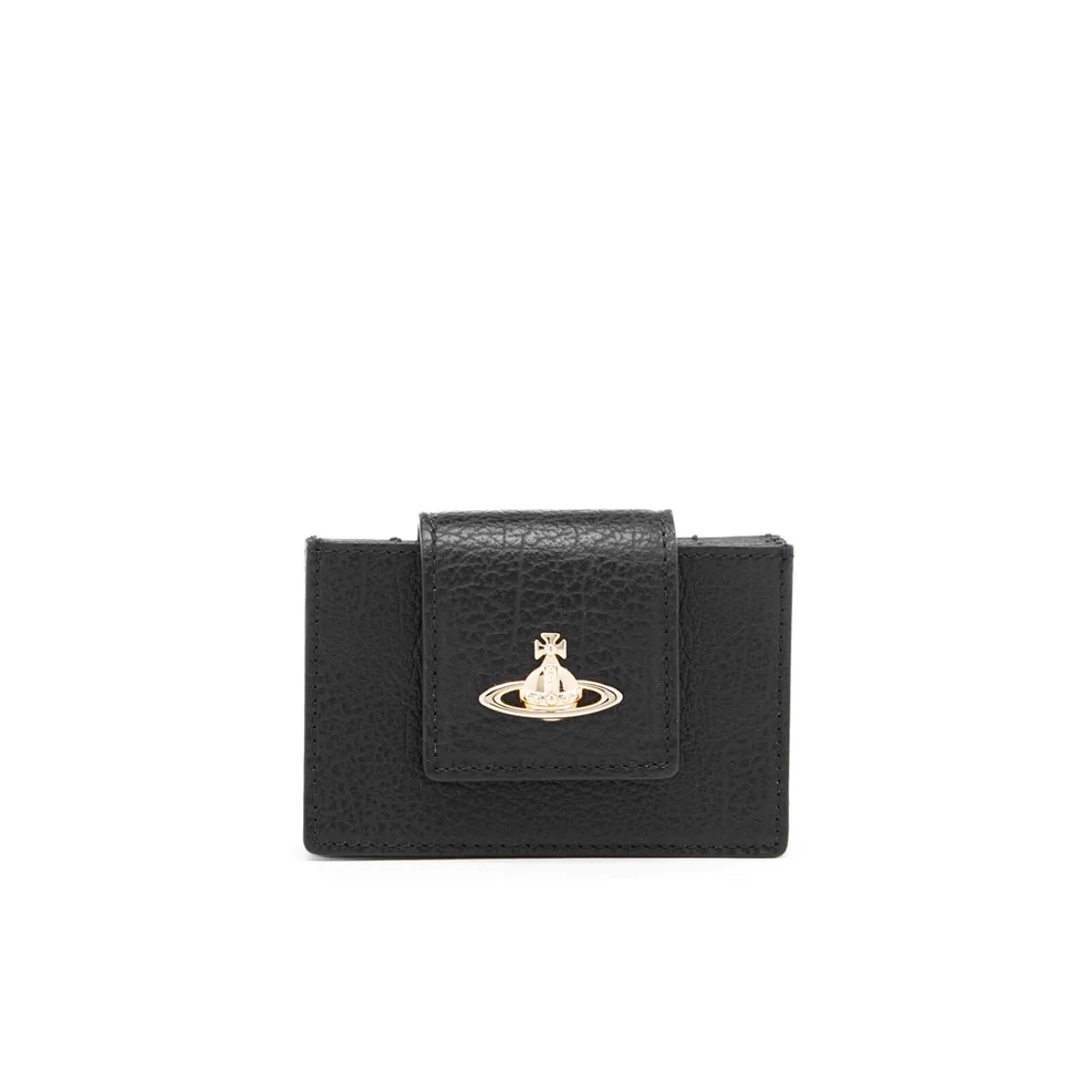 Vivienne Westwood Women's Balmoral Grain Leather New Credit Card Holder - Black Image 1