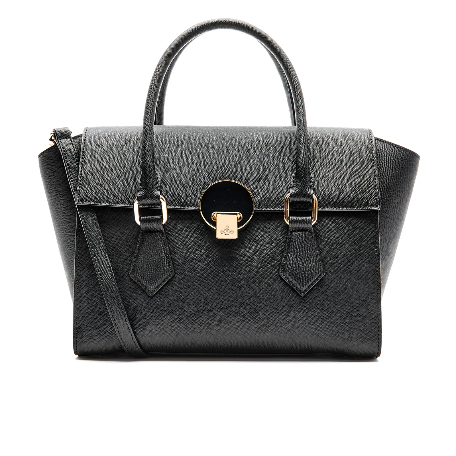 Vivienne Westwood Women's Opio Saffiano Leather Handbag - Black Image 1
