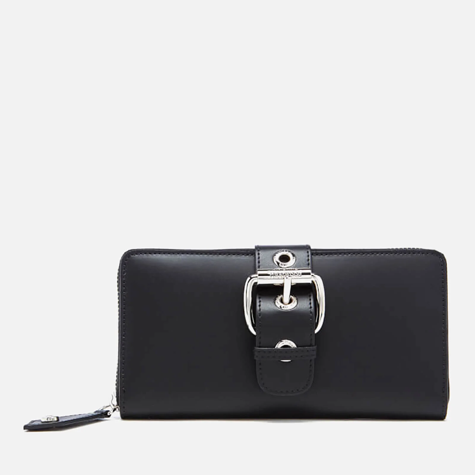 Vivienne Westwood Women's Alex Buckle Zip Around Wallet - Black Image 1