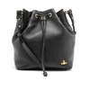 Vivienne Westwood Women's Belgravia Leather Bucket Bag - Black - Image 1