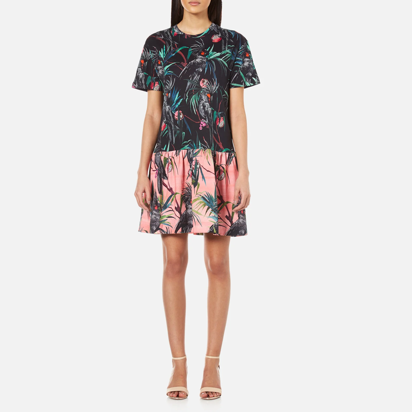 PS by Paul Smith Women's Cockatoo Jersey Dress - Black Image 1