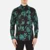 AMI Men's Flowers Printed Jersey Shirt - Black/Green - Image 1