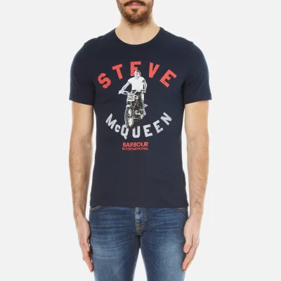 Barbour X Steve McQueen Men's Leap T-Shirt - Navy
