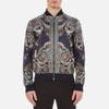 Versace Collection Men's Printed Reversible Bomber Jacket - Navy - Image 1
