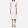MM6 Maison Margiela Women's Midi Shirt Dress with Cape Tie Sleeve - White - Image 1