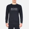 BOSS Hugo Boss Men's Logo Sweater - Navy - Image 1