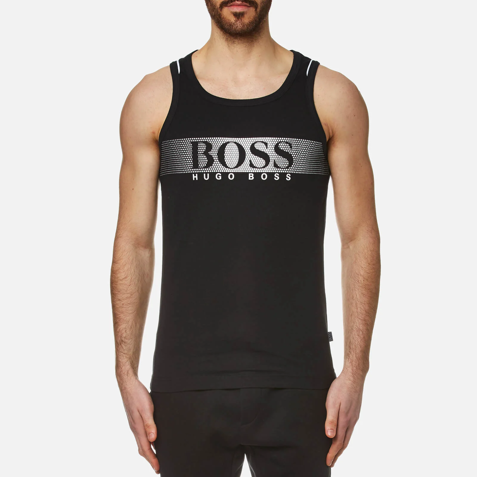 BOSS Hugo Boss Men's Large Logo Vest - Black Image 1
