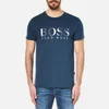 BOSS Hugo Boss Men's Large Logo T-Shirt - Navy - Image 1