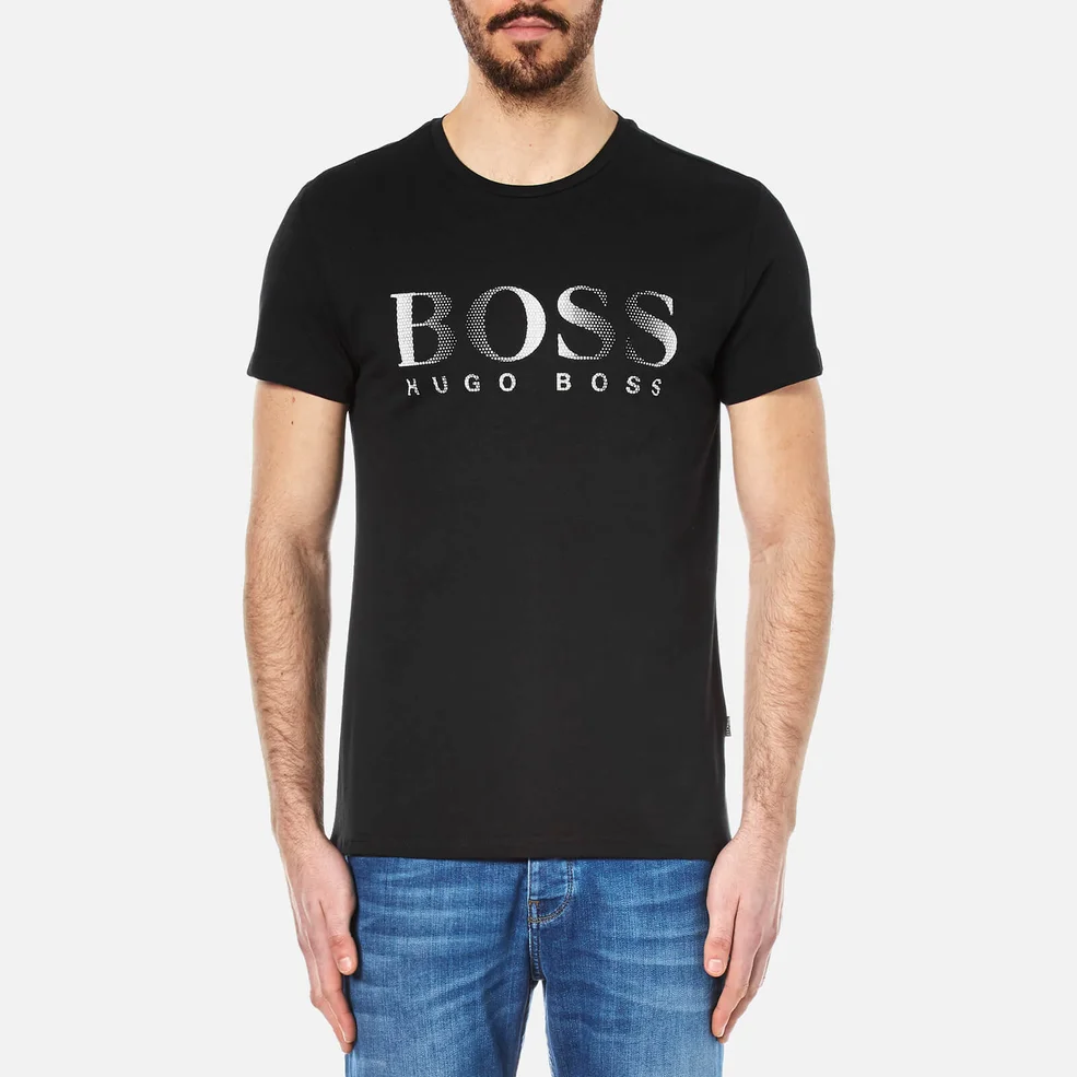 BOSS Hugo Boss Men's Large Logo T-Shirt - Black Image 1