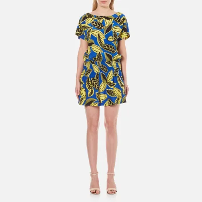 Boutique Moschino Women's Short Sleeved Printed Dress - Multi