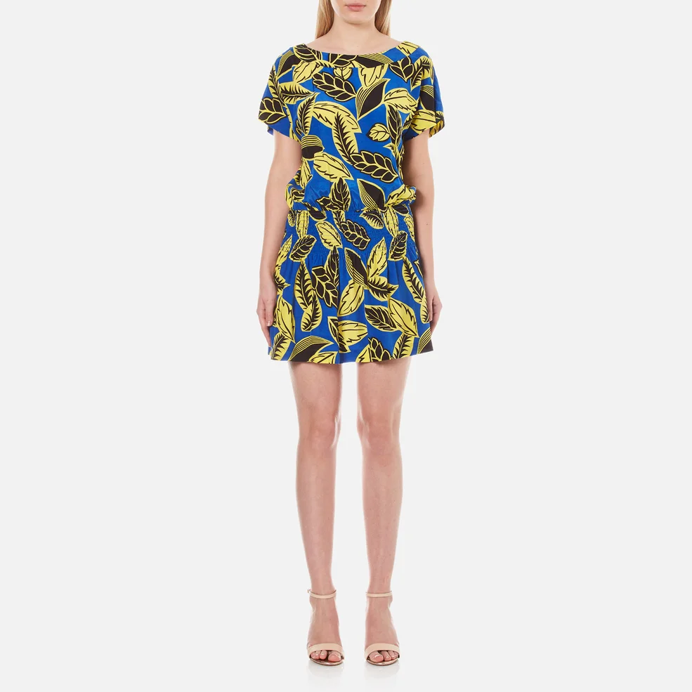 Boutique Moschino Women's Short Sleeved Printed Dress - Multi Image 1