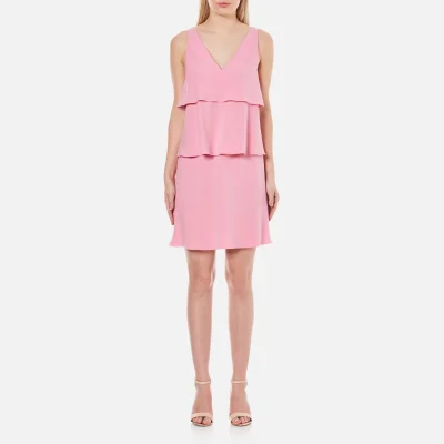 Boutique Moschino Women's Tiered Flared Dress - Pink