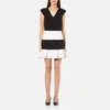 Boutique Moschino Women's Block Colour Flared Dress - Black - Image 1