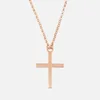 Kiki Minchin Women's The Small Cross Necklace - Rose Gold - Image 1