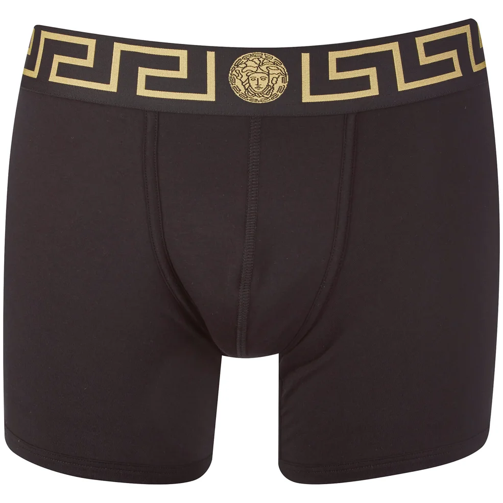 Versace Collection Men's Iconic Trunk Boxer Shorts - Black Image 1