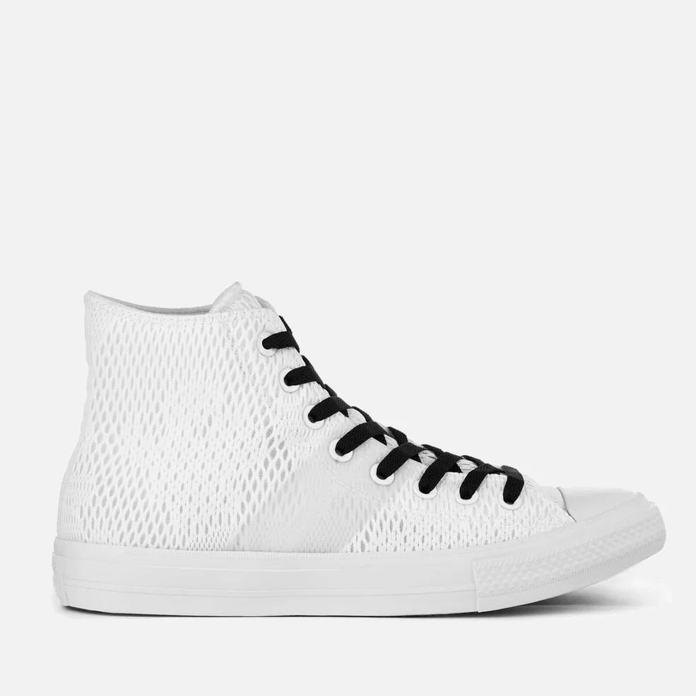 Converse Men's Chuck Taylor All Star II Hi-Top Trainers - White/Gum Image 1