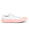 Converse Women's Chuck Taylor All Star II Ox Trainers - White/Vapor Pink - Image 1