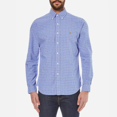 Polo Ralph Lauren Men's Long Sleeved Shirt - Blue/Navy