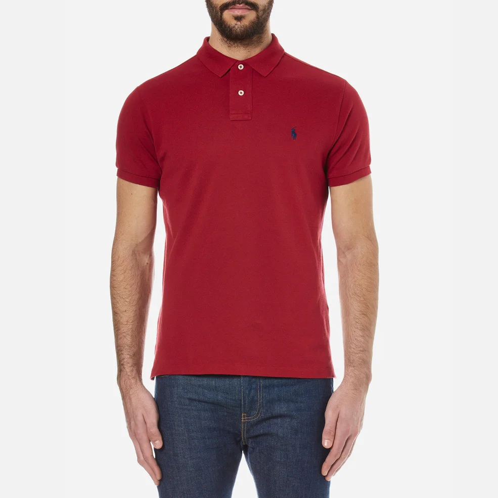 Polo Ralph Lauren Men's Custom Fit Polo Shirt - Eaton Red Image 1