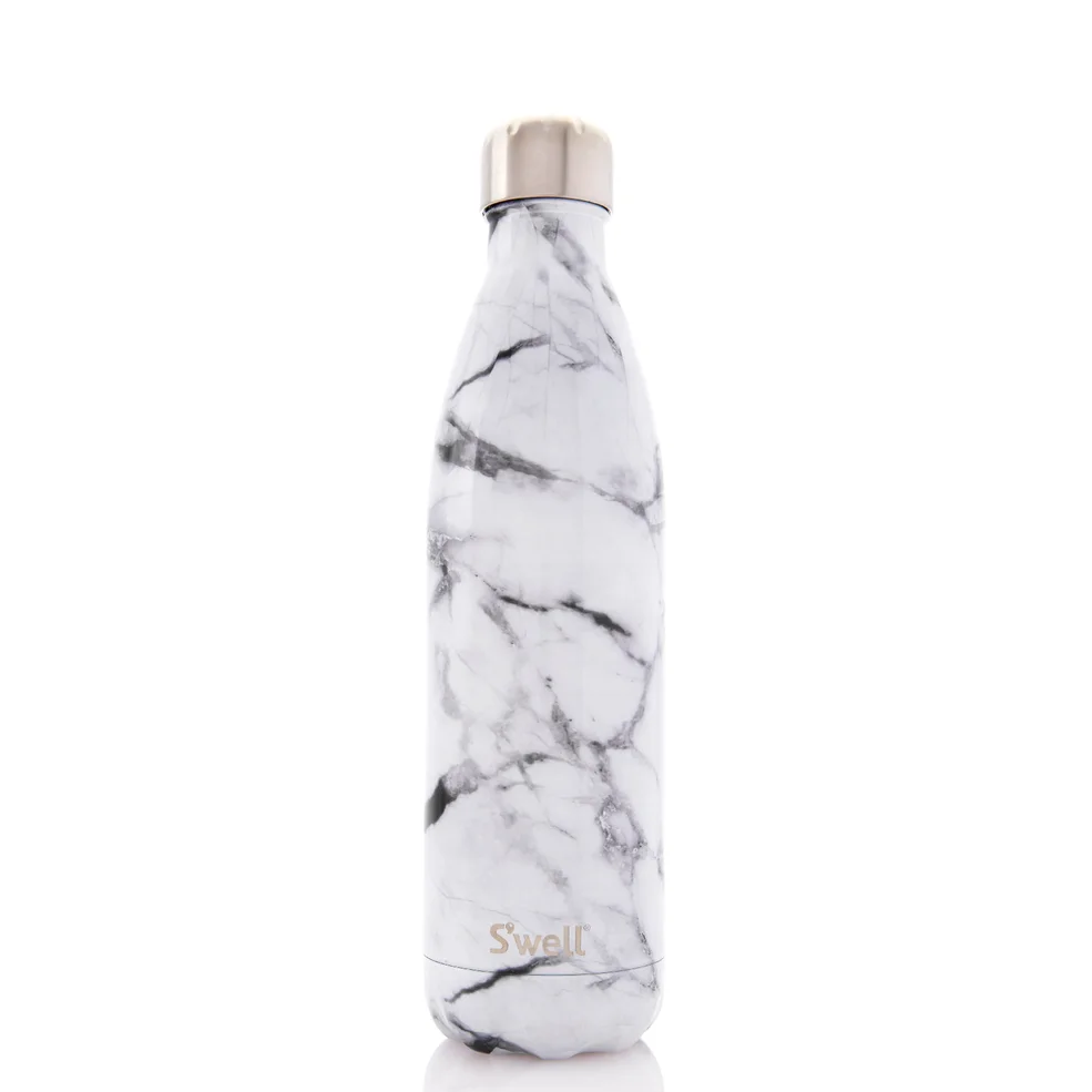 S'well The White Marble Water Bottle 750ml Image 1