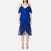 Three Floor Women's Enfold Dress - Blue - Image 1