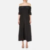 Ganni Women's Grace Silk Maxi Dress - Black - Image 1