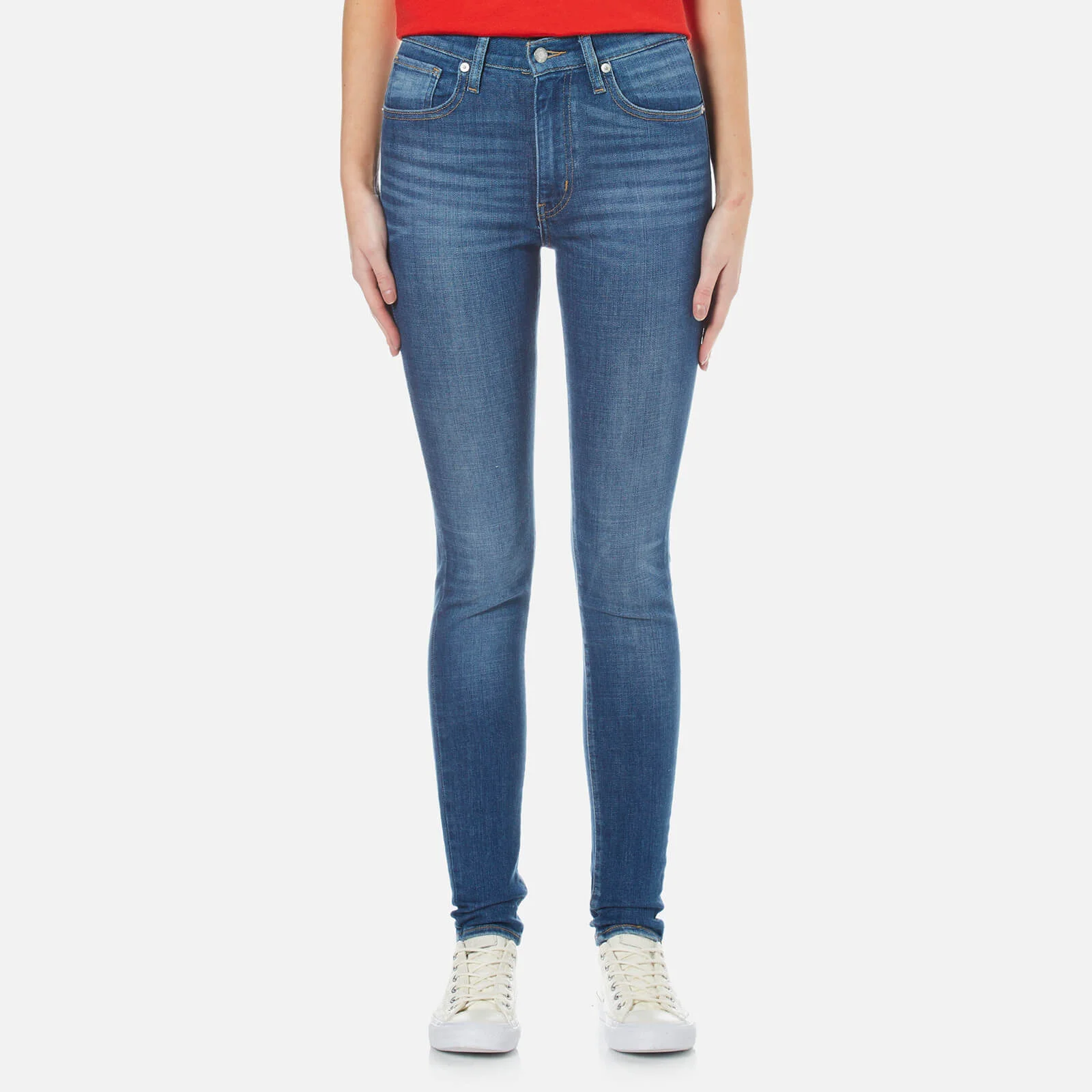 Levi's Women's Mile High Super Skinny Jeans - Shut the Front Door Image 1