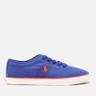 Polo Ralph Lauren Men's Halford Vulcanised Canvas Trainers - Spa Blue