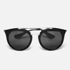 Prada Women's Cinema Sunglasses - Gunmetal/Black - Image 1