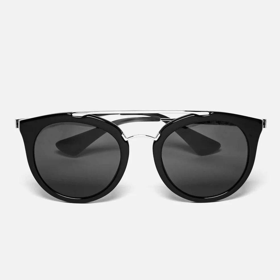 Prada Women's Cinema Sunglasses - Gunmetal/Black Image 1