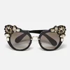 Miu Miu Women's Couture Cat Eye Sunglasses - Black - Image 1