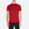 McQ Alexander McQueen Men's Short Sleeve Crew Neck T-Shirt Live Fast Die - Dark Idahoe Red - Image 1