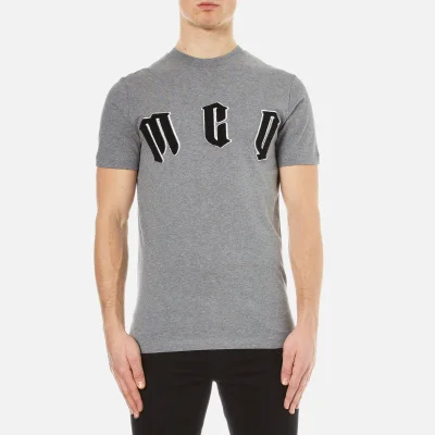 McQ Alexander McQueen Men's Short Sleeve Crew Neck McQ T-Shirt - Statue Melange