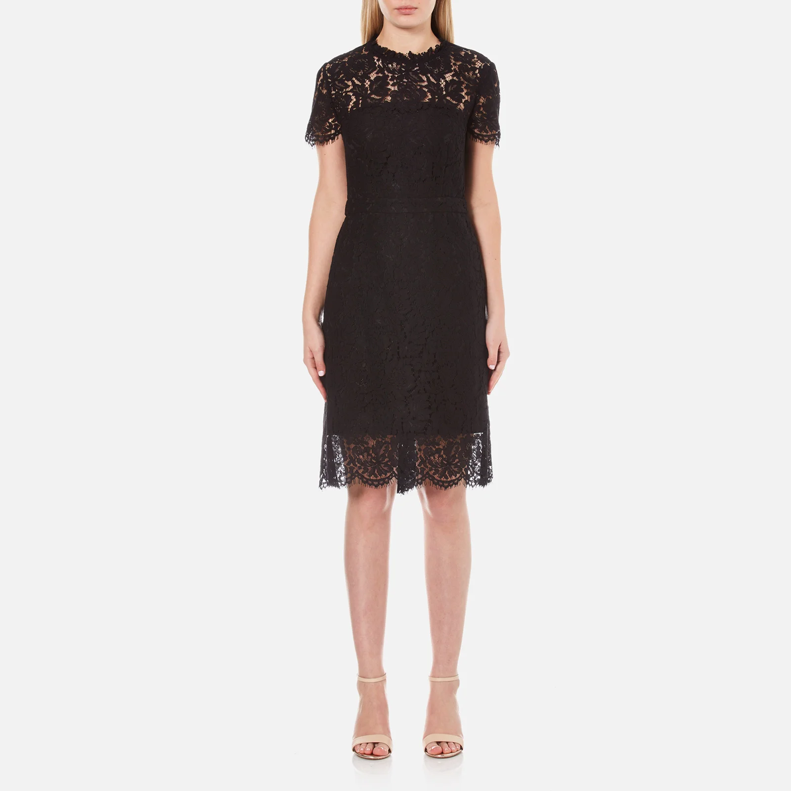 Diane von Furstenberg Women's Alma Lace Dress - Black Image 1