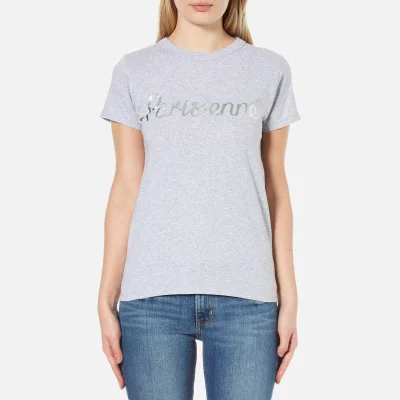 Maison Kitsuné Women's Parisienne T-Shirt - Light Grey Melange