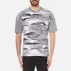 Lacoste L!ve Men's Graphic Print T-Shirt - White/Black/Light Grey Jaspe - Image 1