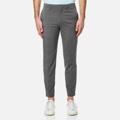 Lacoste L!ve Men's Flannel Chino Pants - Light Grey Jaspe