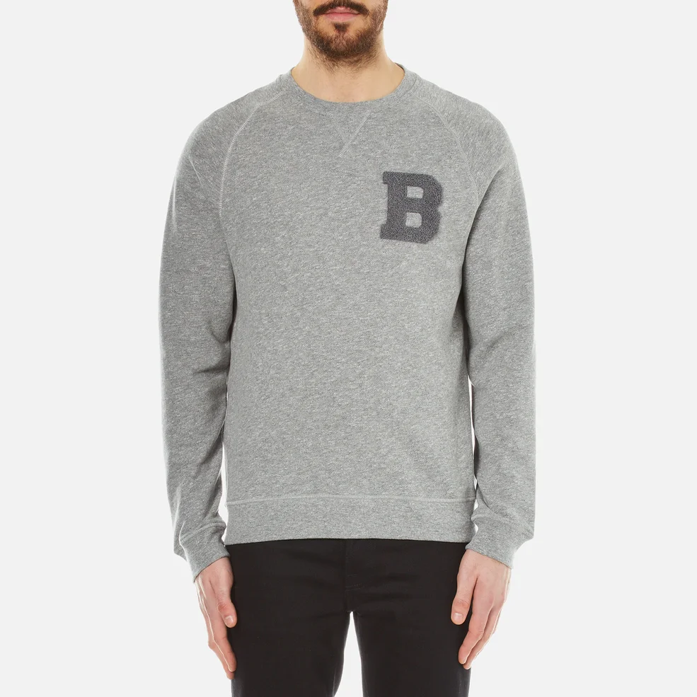 Barbour Men's B Crew Neck Sweater - Grey Image 1